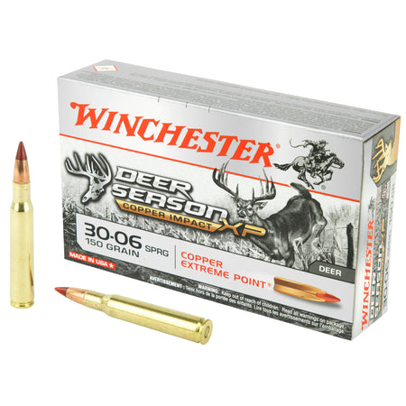 Winchester Copper Impact Copper Extreme Point Lead-Free 150 Grain .30-06 Springfield 2920 fps