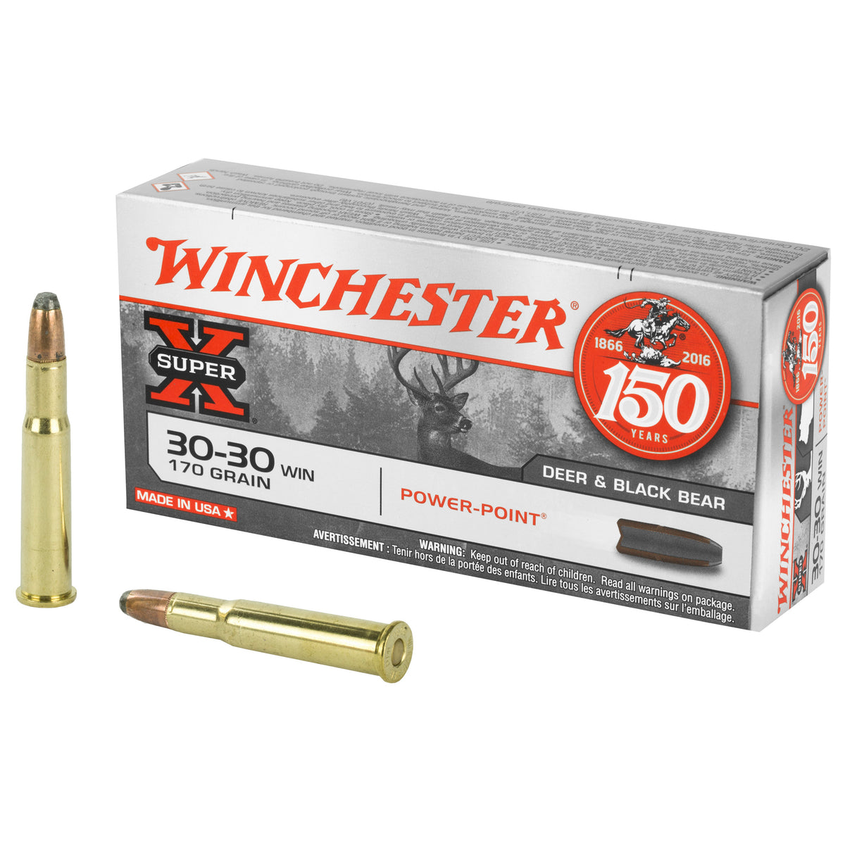 Winchester Super-X Power-Point 170 Grain .30-30 Winchester 2200 fps