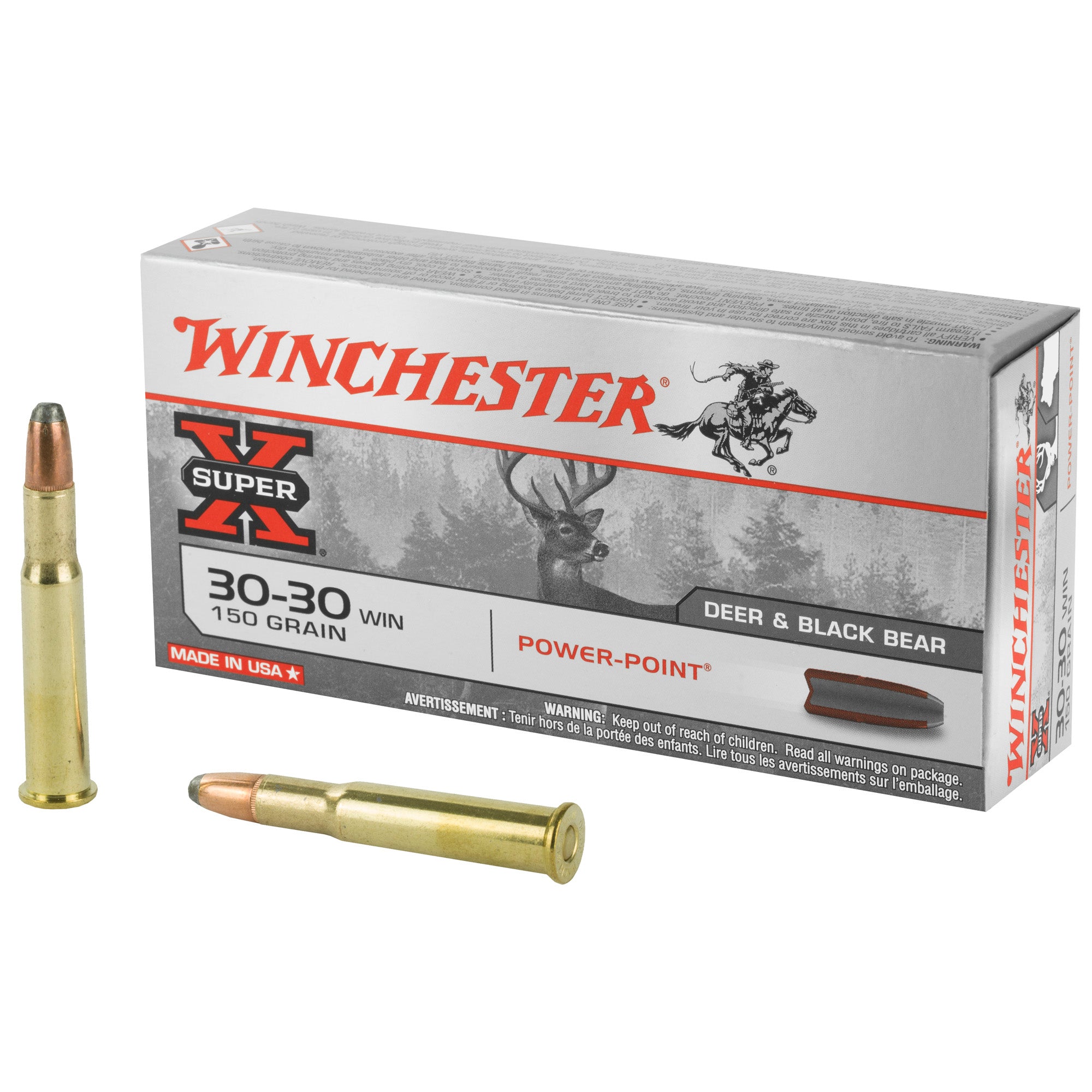 Winchester Super-X Power-Point 150 Grain .30-30 Winchester 2390 fps
