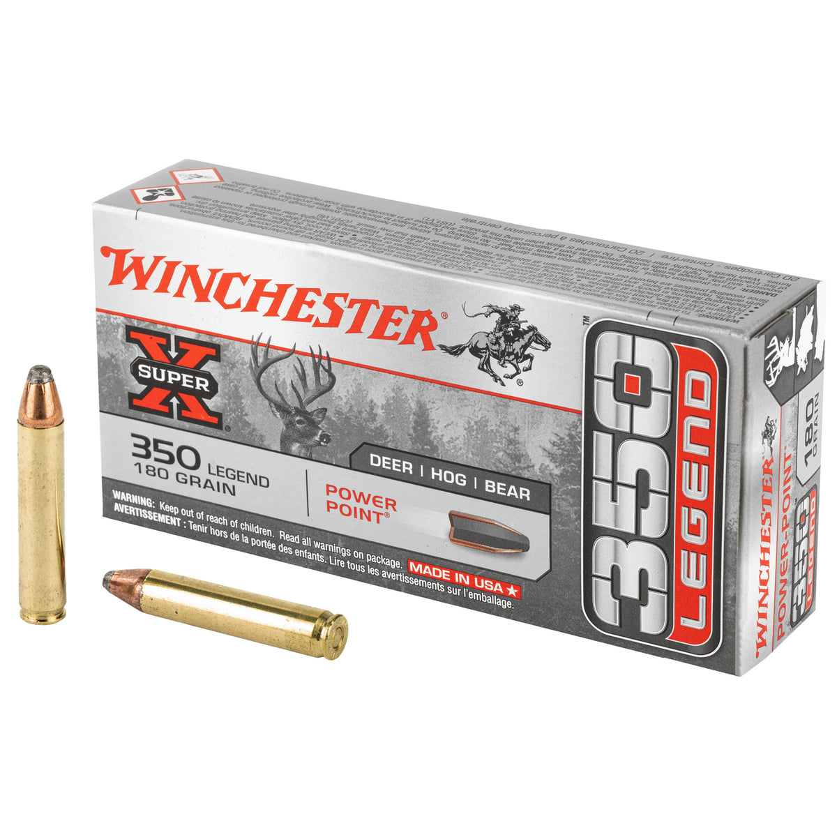 Winchester Super-X Power-Point 180 Grain .350 Legend 2100 fps