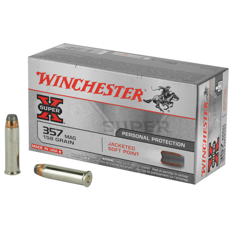 Winchester Super-X Jacketed Soft Point 158 Grain .357 Magnum 1235 fps