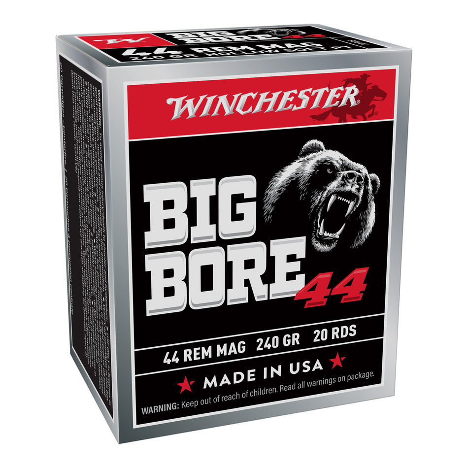 Winchester Big Bore Semi Jacketed Hollow Point 240 Grain .44 Magnum 1485 fps