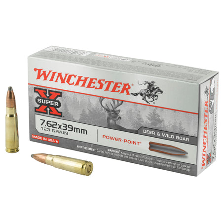 Winchester Super-X Power-Point 123 Grain 7.62x39mm 2365 fps