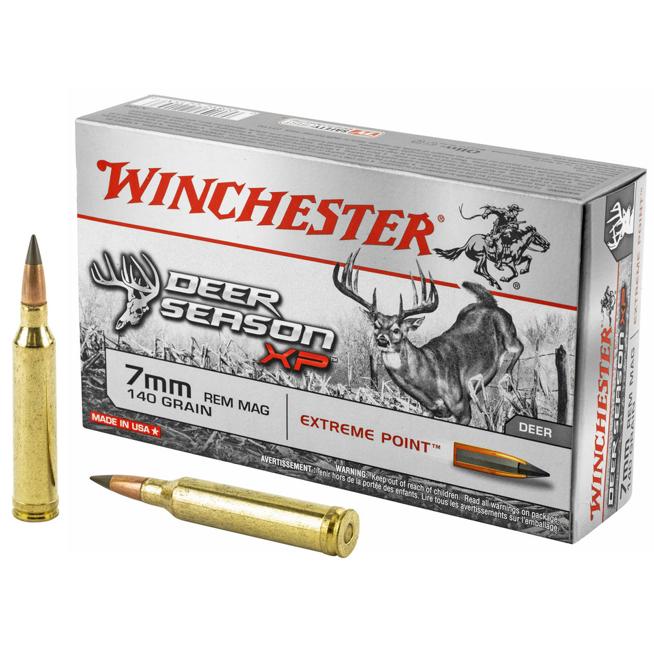 Winchester Deer Season XP Extreme Point 140 Grain 7mm Remington Mag 3100 fps