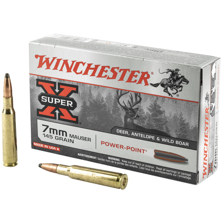 Winchester Super X Power-Point 145 Grain 7mm Mauser 2660 fps
