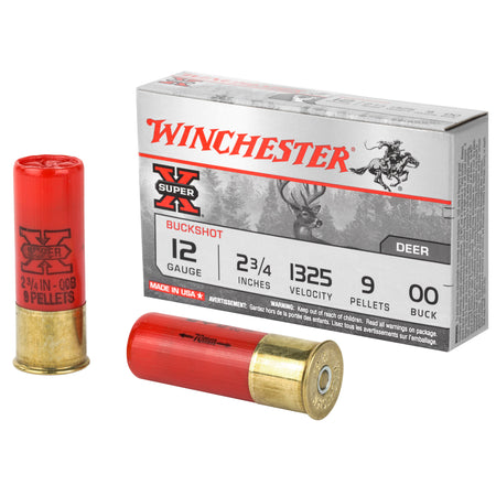 Winchester XB1200 Super X Buckshot 12 Gauge 2-3/4  #00 Buck 1325 fps