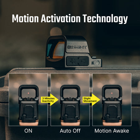 Osight K RMSc Footprint 6 MOA Red Dot Sight with Side-Loading Battery Design