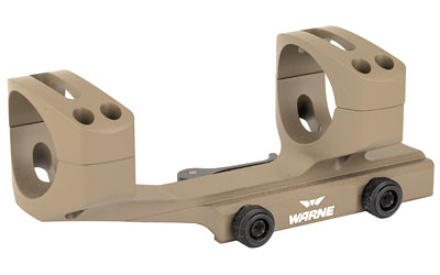 Warne Skeletonized Quick Detach Cantilever Mount QDXSKEL34DE, 34mm, AR Flat Top, Extended Forward, Dark Earth Finish