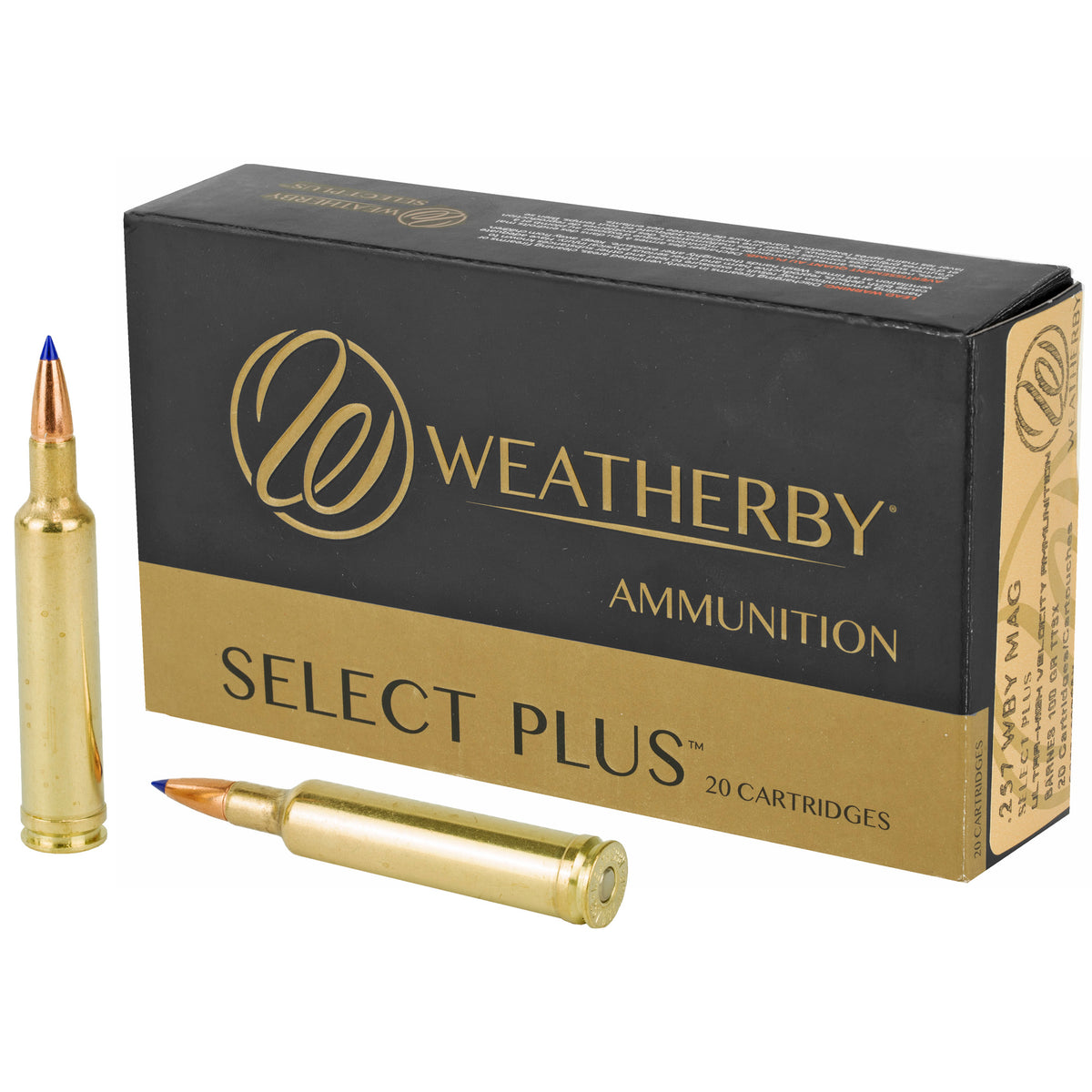 Weatherby Select Plus Barnes Tipped TSX Lead Free 100 Grain .257 Weatherby Mag 3570 fps