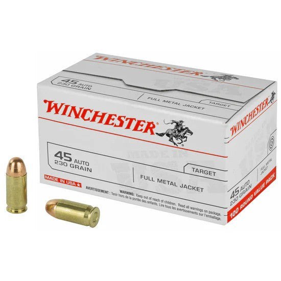 Winchester Ammo USA45AVP USA 45 ACP 230 gr Full Metal Jacket (FMJ)