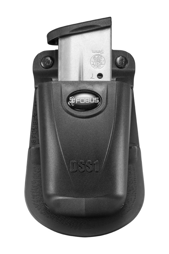 Fobus 9mm Single Stack Magazine Paddle Pouch DSS1 Dual Spring Design