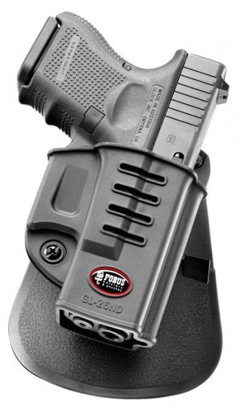 Fobus Evolution One-Piece Paddle Holster for Glock 26, 27 & 33 Models