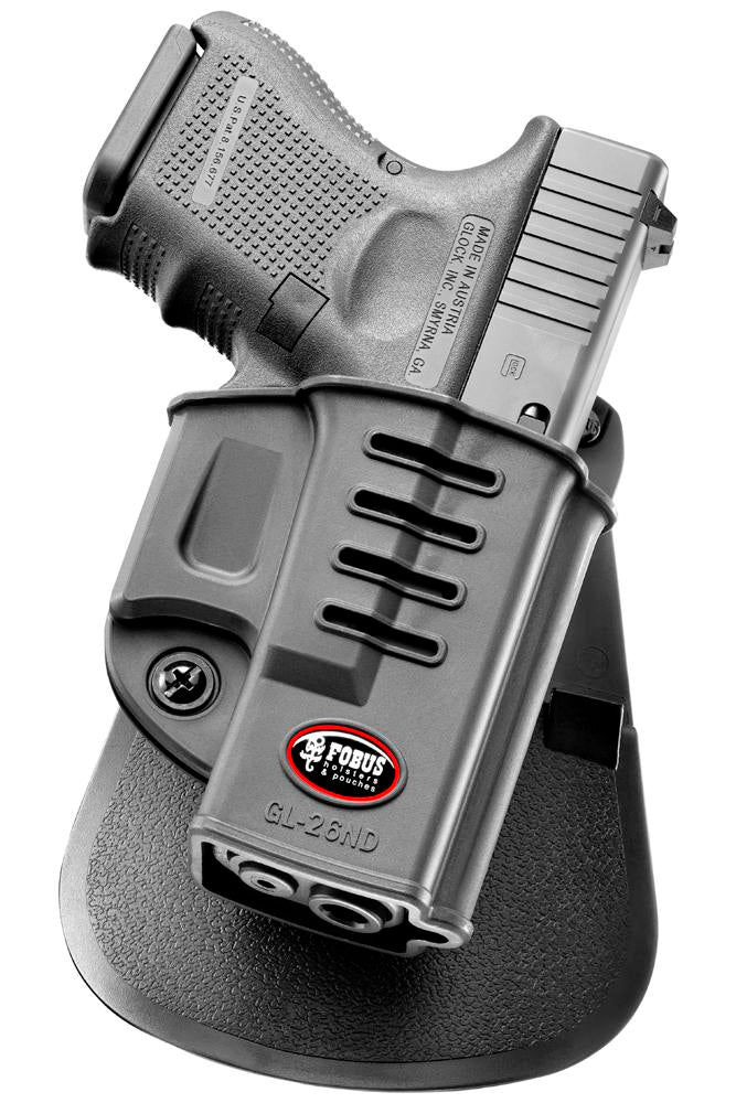 Left-Hand Paddle Holster Fits Glock 26 27 33 Steel Reinforced Rivet