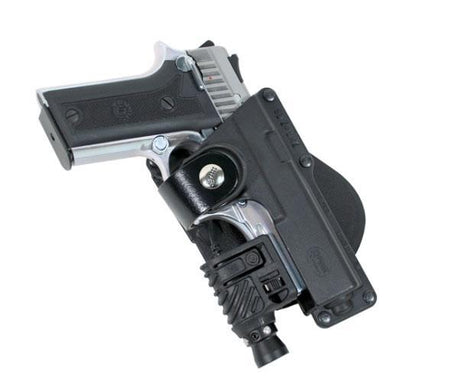 Fobus Glock 19/23/32 Paddle Holster w/ Laser Light - Muzzle Stud & Safety Strap