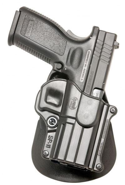 Fobus Standard Left Hand Paddle Holster - Springfield XD, Black