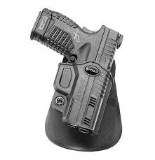 Evolution Outside Waistband Paddle Holster for Springfield XDS .45 9mm 40 RH Black