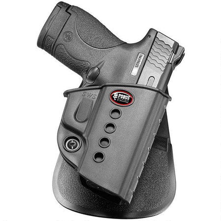 Fobus Evolution Roto Paddle RH Holster for S&W M&P Shield Taurus 708/709 Walther PPS Black