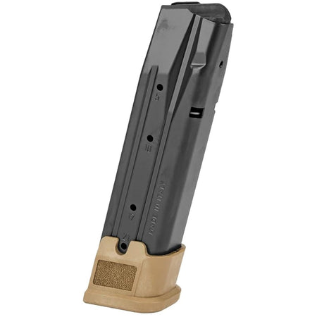 9mm Luger Sig Sauer P320 M17 M18 Coyote Brown Extended Magazine 21/rd