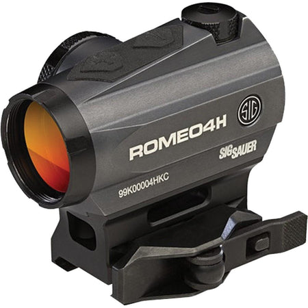 Sig Sauer ROMEO4H Graphite 1x20mm Red Dot Sight Green Horseshoe Dot