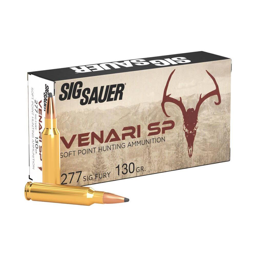 Sig Sauer Venari Soft Point 130 Grain .277 Sig Fury 2710 fps