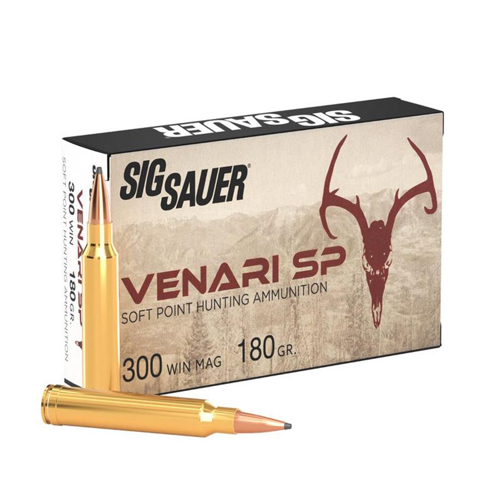 Sig Sauer Venari Soft Point 180 Grain .300 Winchester Mag 3050 fps