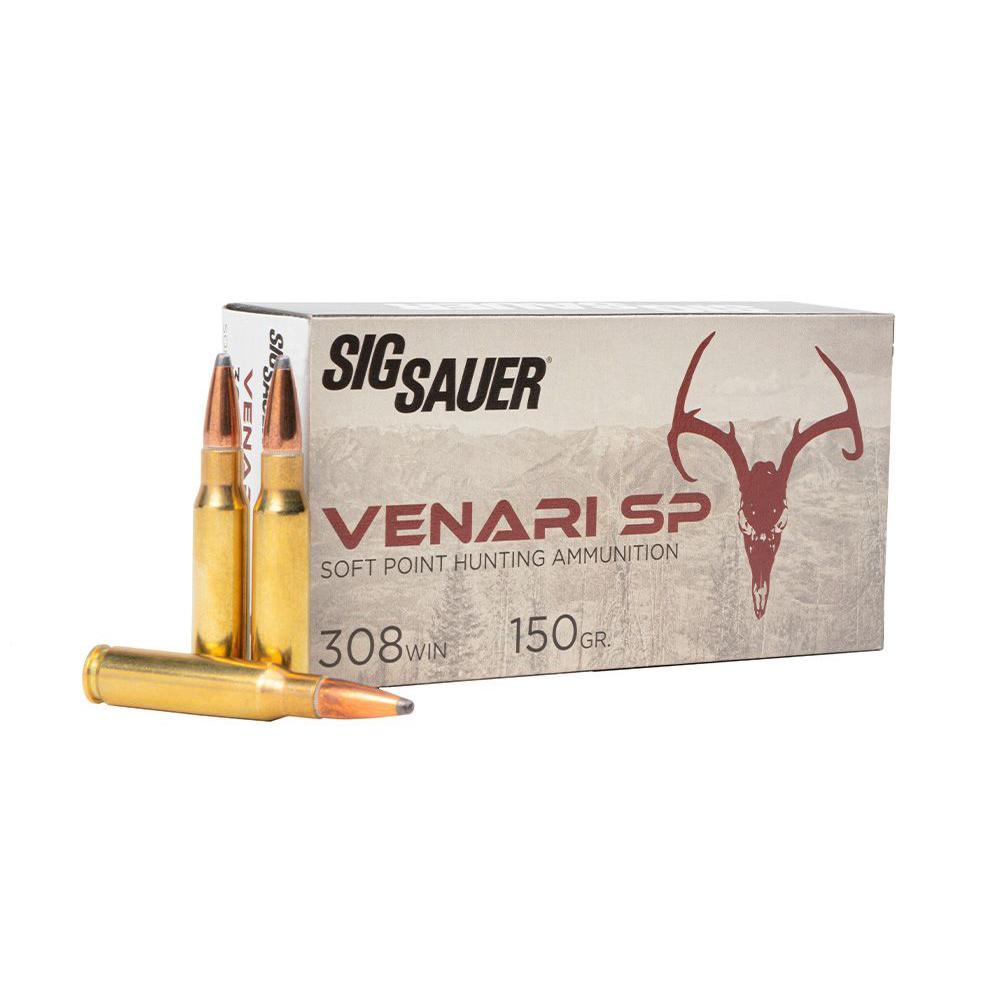 Sig Sauer Venari Soft Point 150 Grain .308 Win / 7.62x51mm 2900 fps