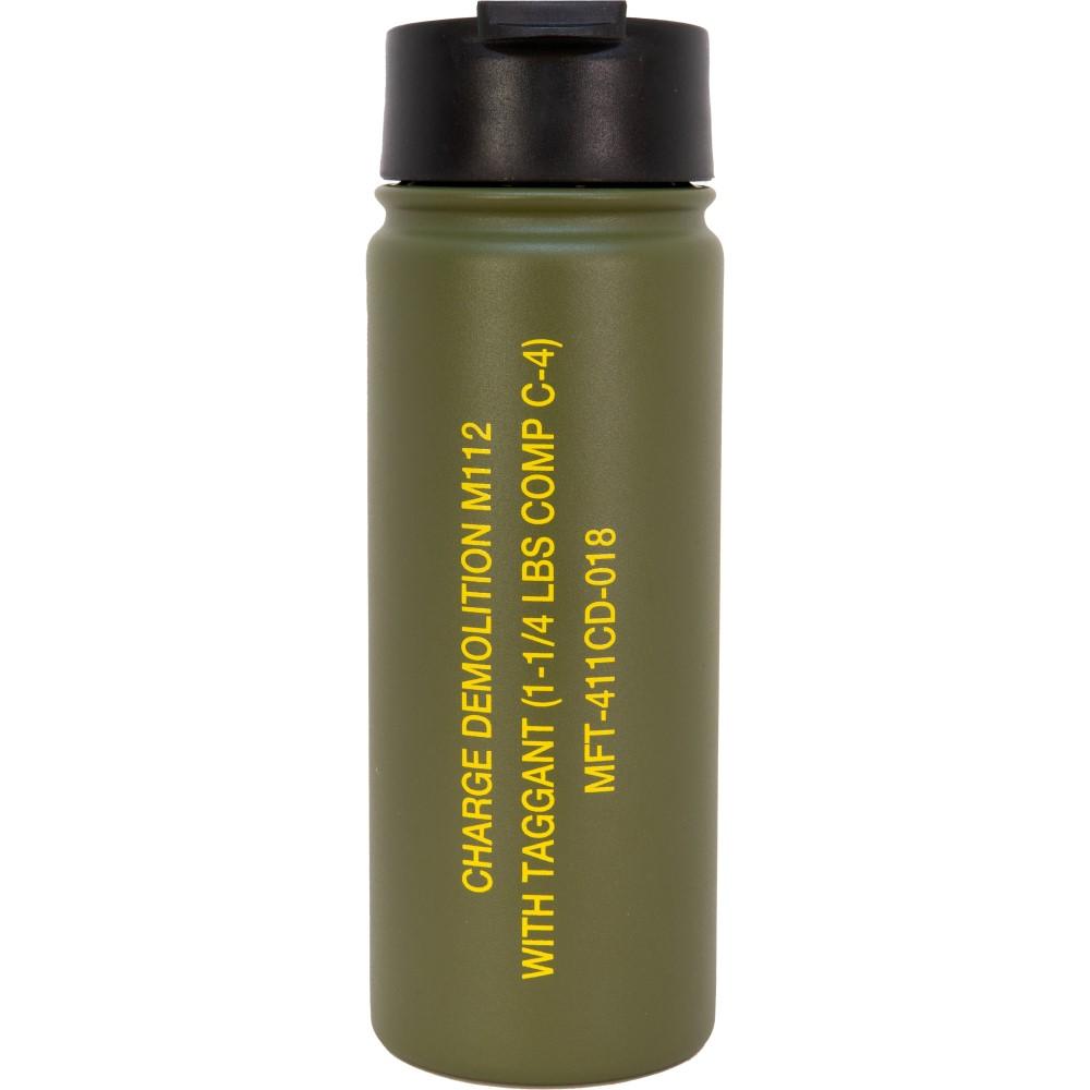 Mission First Tactical Demo Charge 16 oz Double-Wall Insulated Flip Top Bottle