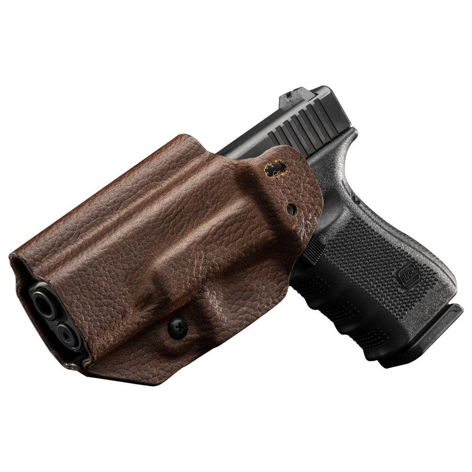 MFT Brown Ambidextrous IWB/OWB Hybrid Holster for Glock 19/23/44/45