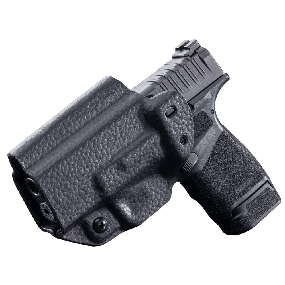 MFT Leather Hybrid AIWB IWB OWB Holster for Springfield HellCat Black Ambi