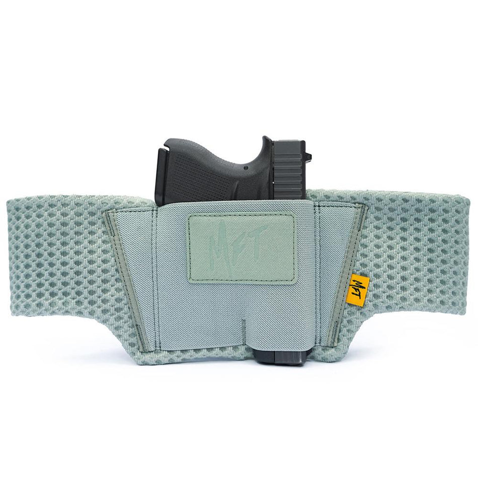 MFT Ultra Lite Ambidextrous Belly Band Holster, Sage Green, Universal Fit, Waist 26-52