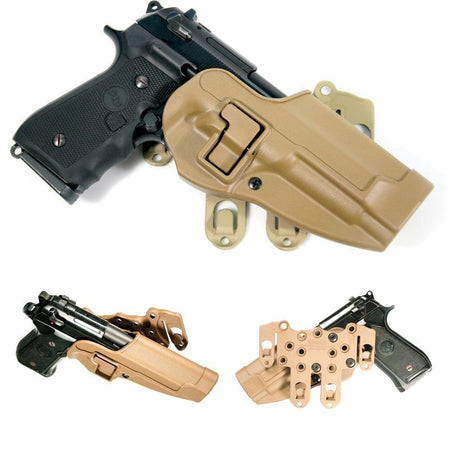 Blackhawk STRIKE SERPA Holster with MOLLE Platform Beretta M9/92/96 Coyote Tan RH