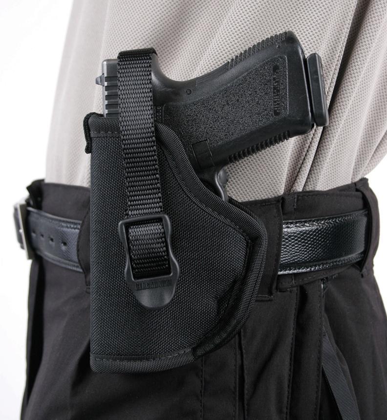 Blackhawk 1000 Denier Nylon Hip Holster Left Hand Medium High Ride