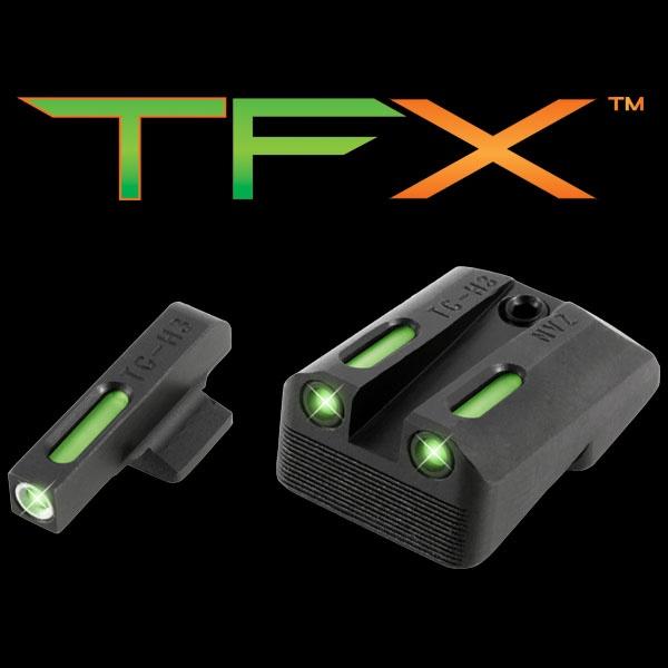 Truglo TFX Novak LoMount Tritium/Fiber-Optic Day and Night Sights