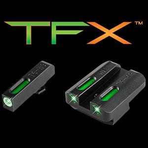 Truglo TFX Green Tritium/Fiber-Optic Night Sights for Walther P99 and PPQ