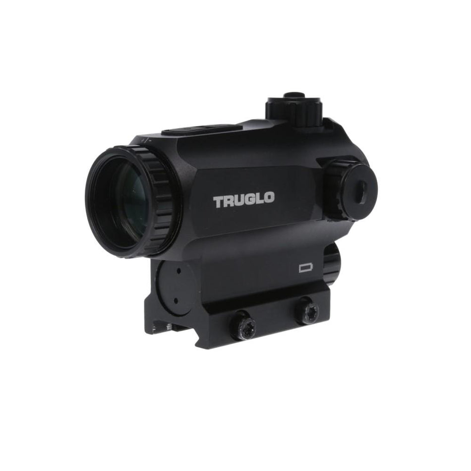 Truglo Prism 6 MOA Red Dot Sight 25mm Illuminated Black with Wide FOV