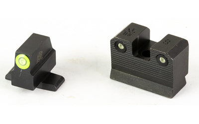XS Sights R3D 2.0 Green Tritium Suppressor Height Night Sight, Green Outline, For Sig Pistols SI-R203P-6G