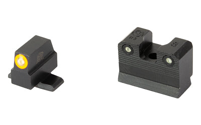 XS Sights R3D 2.0 Green Tritium Suppressor Height Night Sight, Orange Outline, For Sig Pistols SI-R203P-6N
