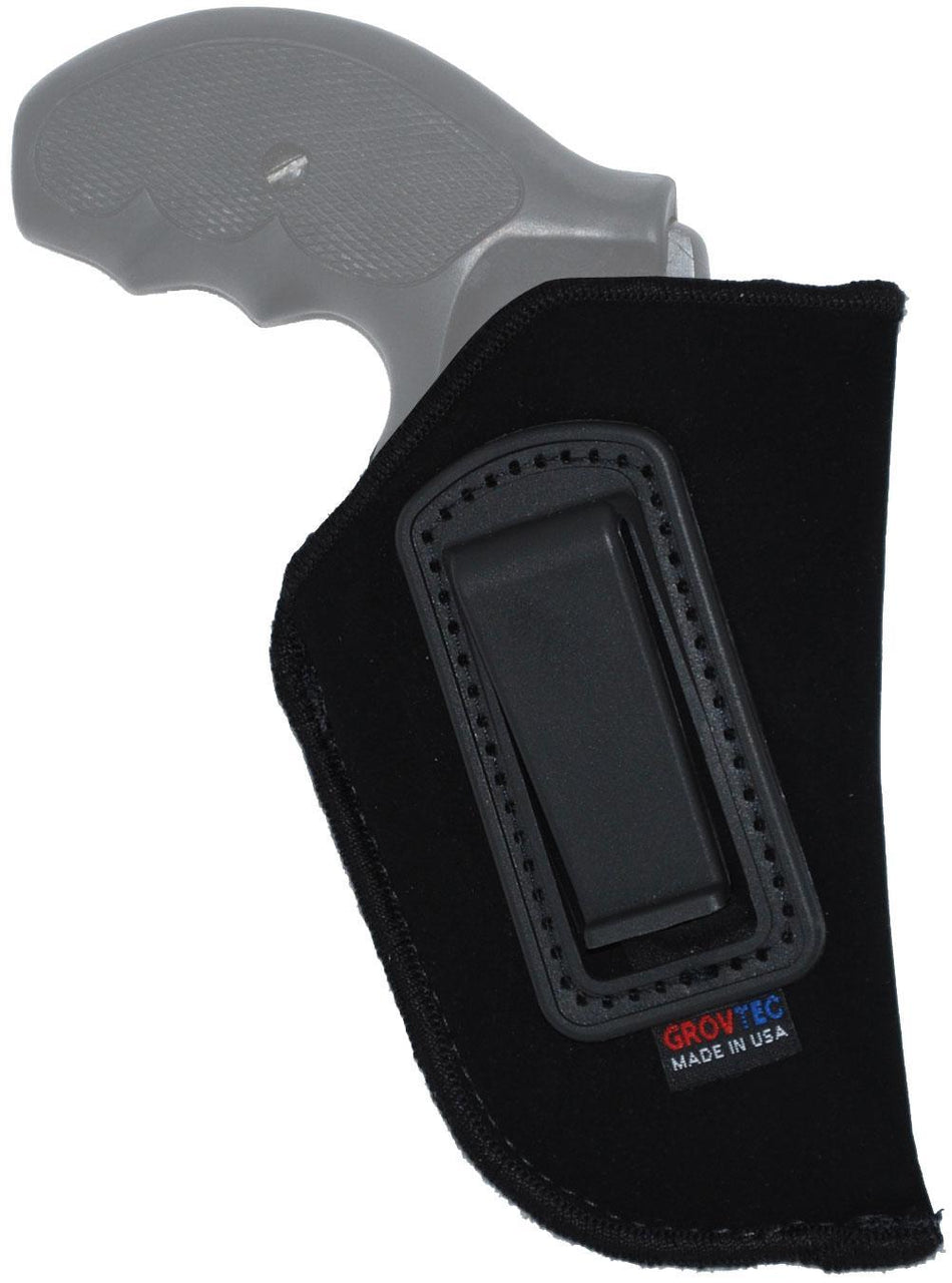GrovTec IWB Holster Size #02 Right Hand Black Waterproof Lammy Suede