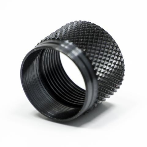 Grovtec AR Muzzle Thread Protector 1/2-28 x .700" Black Oxide Finish