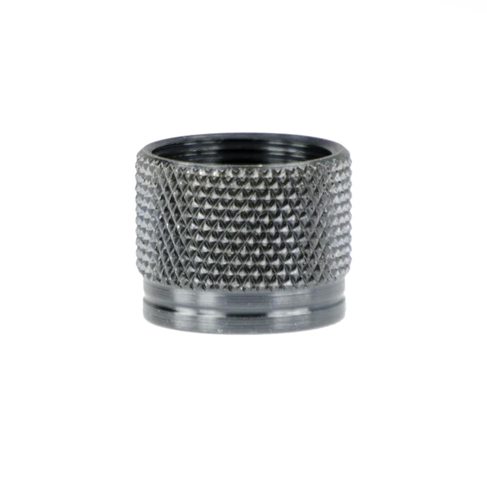 Grovtec Black-Oxide Steel Muzzle Thread Protector 1/2-28 for Pencil Barrels