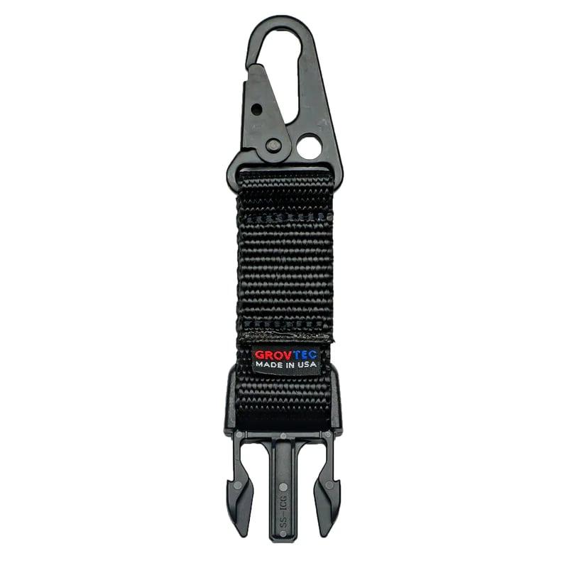 GrovTec Black Snap Hook Buckle Attachment for Firearm Slings
