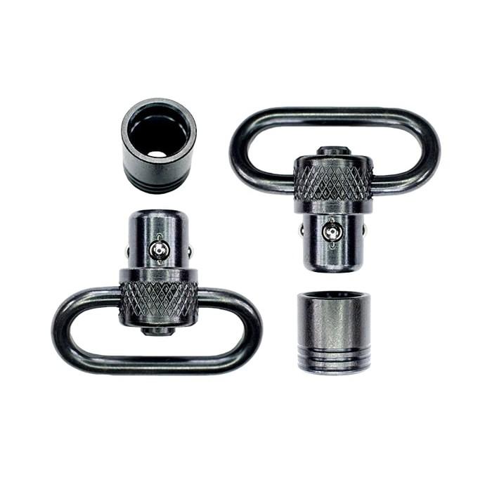 Grovtec Push Button Swivel Set with Bases 1" Standard Black Oxide