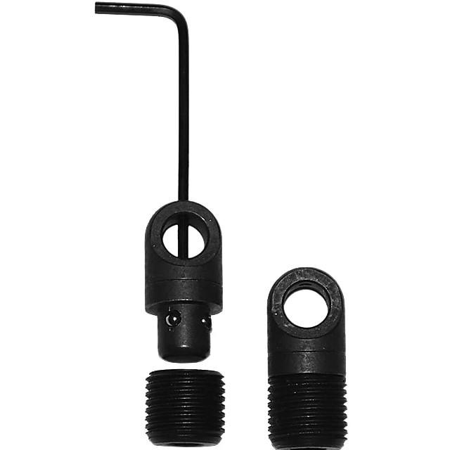 GrovTec Snap Hook Swivel Multi-Adaptor Set with Two Stainless Bases