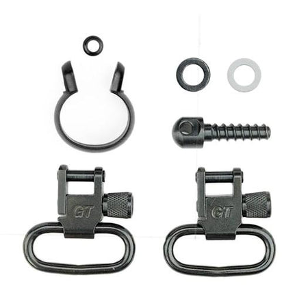 Grovtec 1-Piece Barrel Band Sling Swivel Set .430" to .445" Black