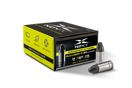 NovX Engagement Extreme +P 9mm Luger / Parabellum 65 Gr Solid