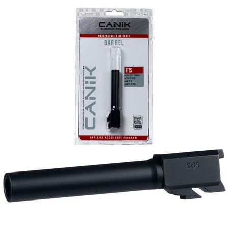 Canik CNC Match Grade Drop-In 9mm Handgun Barrel for Compatible Canik Models Black