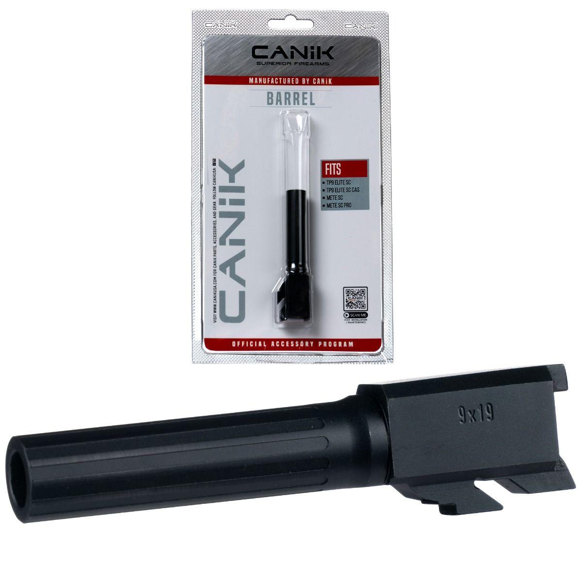 Canik Sub Compact Fluted Steel Drop-In Pistol Barrel 9mm Black