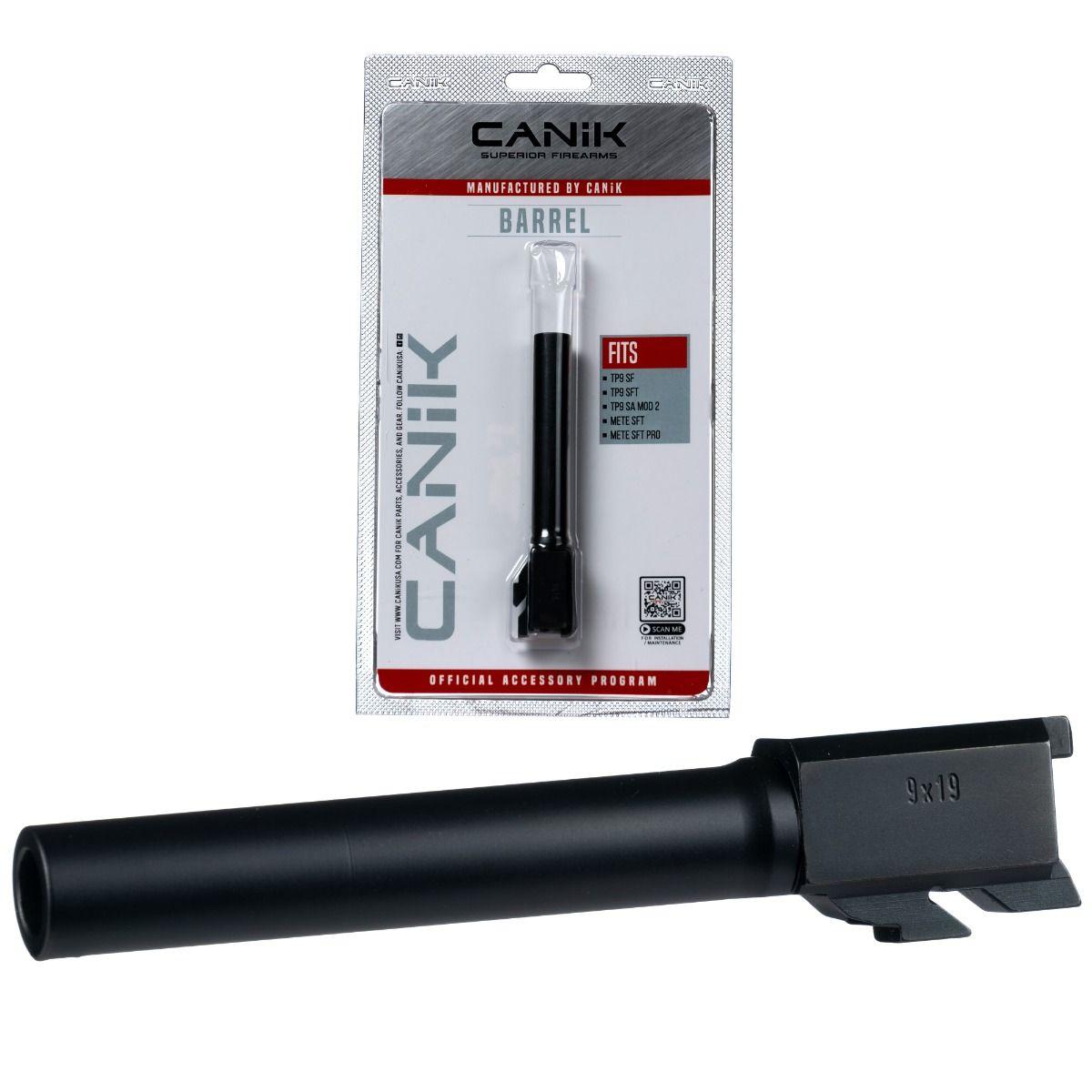 Canik CNC Steel Drop-In Barrel TP9 SF SFT SA Mod2 METE SFT Pro Full Size Black 9mm