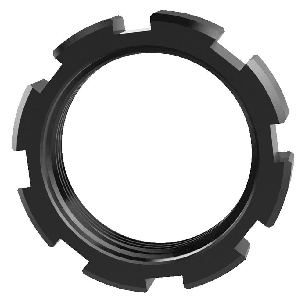 YHM VICTRA-12 12 Gauge Suppressor Jam Nut 17-4 Stainless Steel Melonite Finish