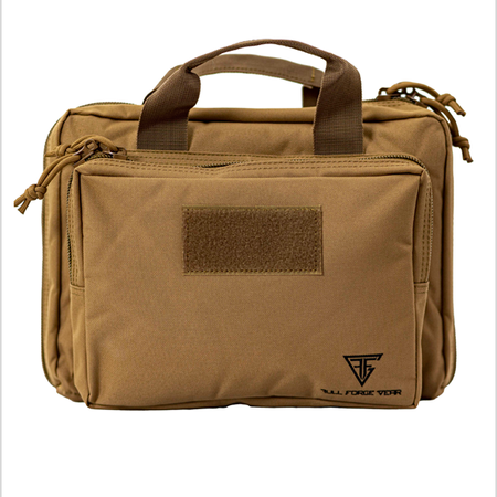 Full Forge Gear CAT-2 Two-Pistol Padded Range Case Tan